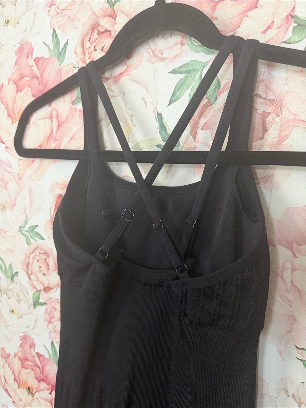 EUC Alo Yoga Seamless Cable Knit Jumpsuit One Piece Black size XXS - Picture 7 of 9
